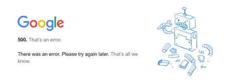 wat betekent error 500.